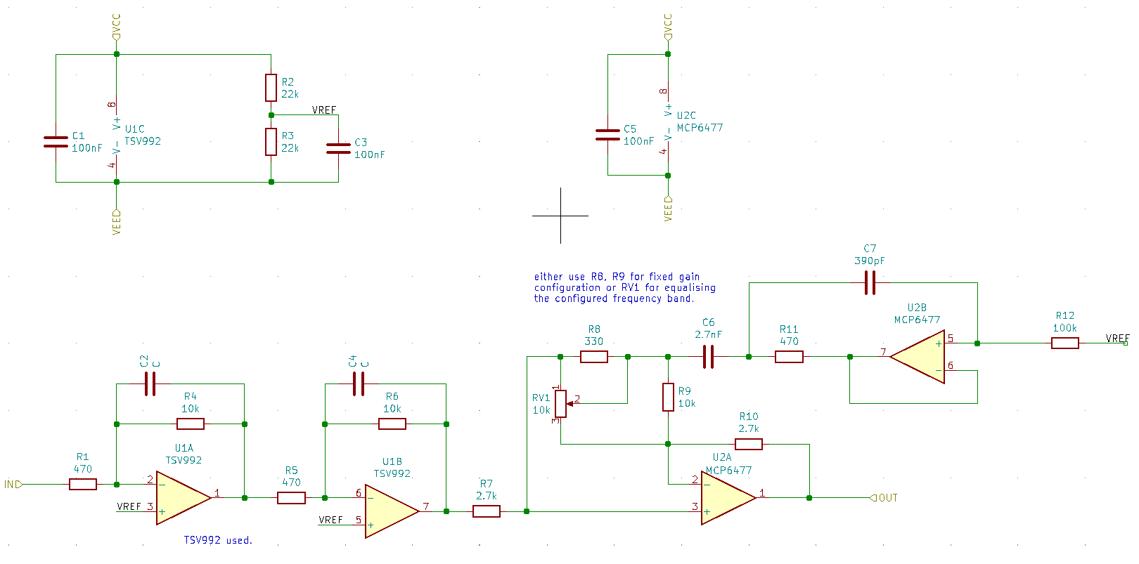 equalizing amplifier schematic Image